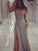Sleeveless V-neck A-Line/Princess Floor-Length Beading Chiffon Dresses