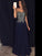 Sleeveless A-Line/Princess Floor-Length Sweetheart Chiffon Applique Dresses