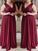 Chiffon V-neck Sleeveless Lace Train Sweep/Brush A-Line/Princess Plus Size Dresses
