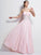 Beading A-Line/Princess Sleeveless Sweetheart Long Chiffon Dresses