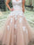 Gown Ball Sleeveless Applique Sweetheart Tulle Floor-Length Dresses