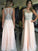 Scoop Sleeveless Beading A-Line/Princess Floor-Length Chiffon Dresses