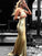 V-neck Trumpet/Mermaid Floor-Length Sleeveless Ruffles Sequins Dresses