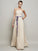 Strapless Sash/Ribbon/Belt A-Line/Princess Sleeveless Long Chiffon Dresses