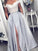 Satin Sleeveless Lace A-Line/Princess Off-the-Shoulder Floor-Length Dresses