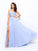 Beading Sweetheart A-line/Princess Sleeveless Long Chiffon Dresses