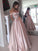 Off-the-Shoulder A-Line/Princess Sleeveless Floor-Length Satin Dresses