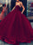 Gown Ball Sweetheart Sleeveless Organza Floor-Length Dresses