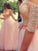1/2 Floor-Length A-Line With Sleeves Off-the-Shoulder Lace Tulle Dresses
