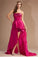 Strapless A-Line/Princess High Lace Sequin Sleeveless Low Taffeta Dresses