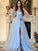 Long Beading Off-the-Shoulder Sleeves A-Line/Princess Floor-Length Tulle Dresses