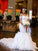 Trumpet/Mermaid Off-the-Shoulder Train Beading Sleeveless Court Tulle Wedding Dresses