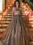 Gown Sleeveless Sequins Ruffles Sweep/Brush Ball Train Sweetheart Dresses