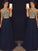 Sleeveless Chiffon Halter A-Line/Princess Beading Floor-Length Dresses