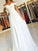 Off-the-Shoulder Sleeveless Floor-Length A-Line/Princess Applique Chiffon Dresses