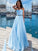 Sweetheart A-Line/Princess Chiffon Ruffles Sleeveless Floor-Length Dresses