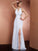 Halter Applique Sleeveless A-Line/Princess Beading Long Chiffon Dresses