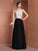Scoop Sleeveless A-Line/Princess Beading Long Chiffon Dresses