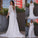 3/4 V-neck A-Line/Princess Chiffon Sleeves Sweep/Brush Sash/Ribbon/Belt Train Wedding Dresses