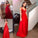 V-neck Floor-Length A-Line/Princess Applique Sleeveless Tulle Dresses