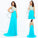 A-line/Princess Beading Sleeveless Scoop Long Chiffon Dresses
