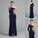 Sheath/Column Sleeves One-Shoulder Embroidery Long Long Spandex Dresses