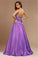 Beading Sleeveless Strapless A-Line/Princess Long Taffeta Dresses
