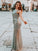 Sequin Sleeveless Trumpet/Mermaid Tulle Jewel Floor-Length Dresses