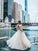 A-Line/Princess Beading Floor-Length Tulle Sleeveless V-neck Dresses