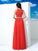 Sleeveless Scoop Long A-Line/Princess Chiffon Lace Two Piece Dresses