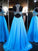Jewel Sleeveless A-Line/Princess Sweep/Brush Train Beading Tulle Dresses