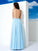 A-Line/Princess Applique Spaghetti Straps Sleeveless Long Chiffon Dresses