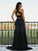Off-the-Shoulder Sheath/Column Sleeveless Jersey Ruched Sweep/Brush Train Dresses