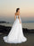Long Taffeta Sweetheart Sleeveless A-Line/Princess Beading Beach Wedding Dresses