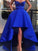 Sweetheart Satin A-Line/Princess Ruffles Sleeveless Asymmetrical Dresses