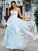 A-Line/Princess Sweetheart Applique Tulle Sleeveless Floor-Length Dresses