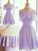 Chiffon Sleeveless A-Line/Princess Off-the-Shoulder Ruffles Short/Mini Homecoming Dresses