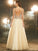 Gown Beading V-neck Ball Sleeveless Floor-length Tulle Dresses