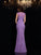 Scoop Lace Sheath/Column Sleeveless Long Dresses