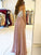 Sleeveless Straps A-Line/Princess Floor-Length Spaghetti Applique Chiffon Dresses