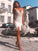 Sleeveless Beading Straps Sheath/Column Spaghetti Satin Knee-Length Dresses