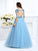 V-neck Beading Gown Ball Sleeves Long 1/2 Satin Quinceanera Dresses