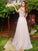 Off-the-Shoulder Short A-Line/Princess Ruched Sleeves Sweep/Brush Train Dresses
