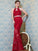 Jewel Sleeveless Sheath/Column Beading Floor-Length Lace Dresses
