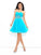 Short Sleeveless Pleats A-Line/Princess Sweetheart Chiffon Cocktail Dresses