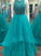 Ball Scoop Sleeveless Gown Floor-Length Beading Organza Dresses