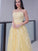 Sleeveless Applique Straps Spaghetti A-Line/Princess Tulle Floor-Length Dresses