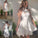 Ruffles A-Line/Princess Satin Sleeveless Halter Short/Mini Homecoming Dresses