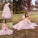 Long Sleeves A-Line/Princess Floor-Length Tulle Applique Off-the-Shoulder Dresses