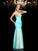 Sequin Sweetheart Sheath/Column Sleeveless Long Net Dresses